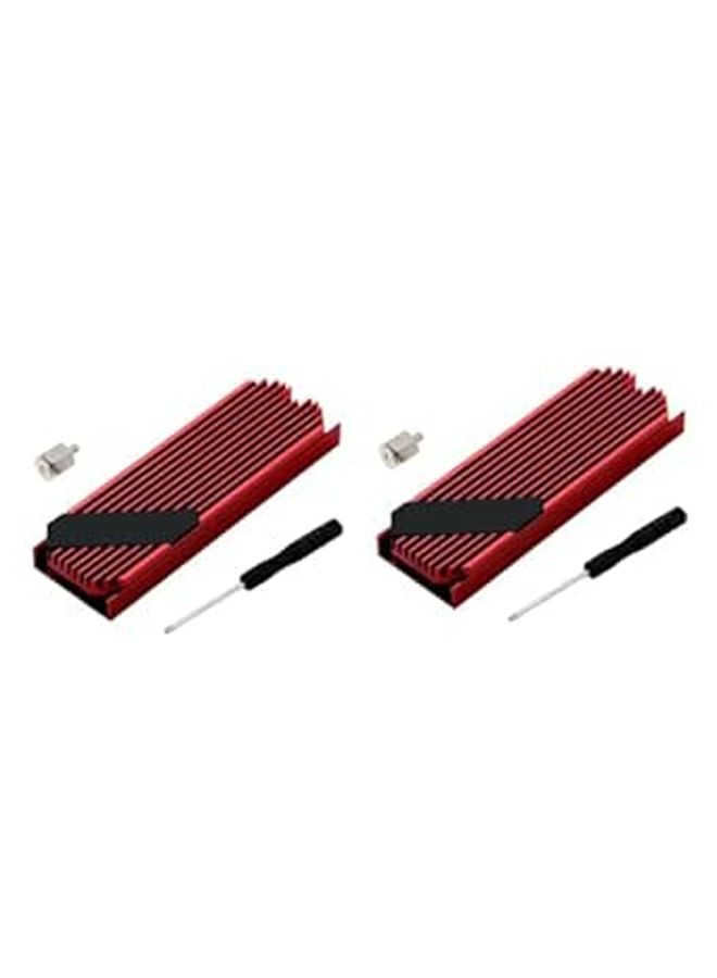 Aluminum Sink SSD Cooler for Single and Double Sided Drives Efficient Heat Dissipation - Image 1