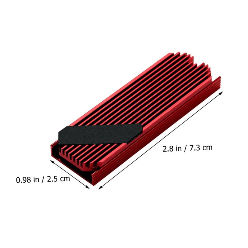 Aluminum Sink SSD Cooler for Single and Double Sided Drives Efficient Heat Dissipation - Image 3