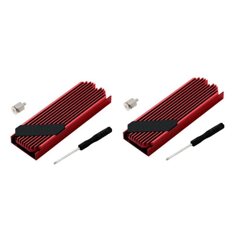 Aluminum Sink SSD Cooler for Single and Double Sided Drives Efficient Heat Dissipation - Image 2