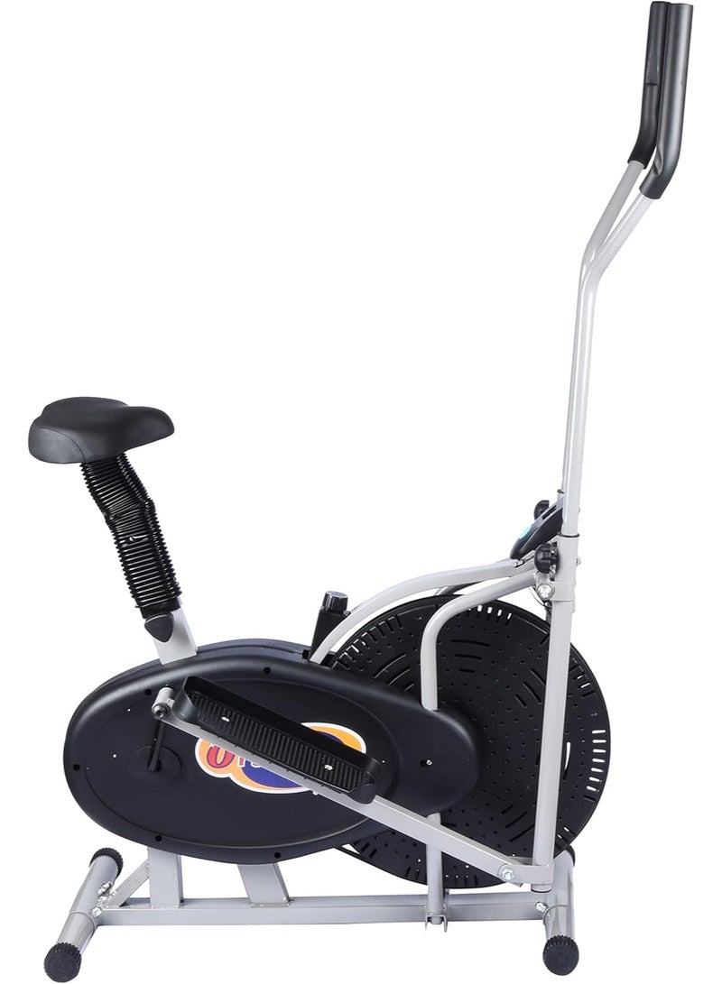 bunca Home Full Body Exercise Bike with LCD Display, Multi-Resistance, Space-Saving Design, Supports up to 100kg - Image 4