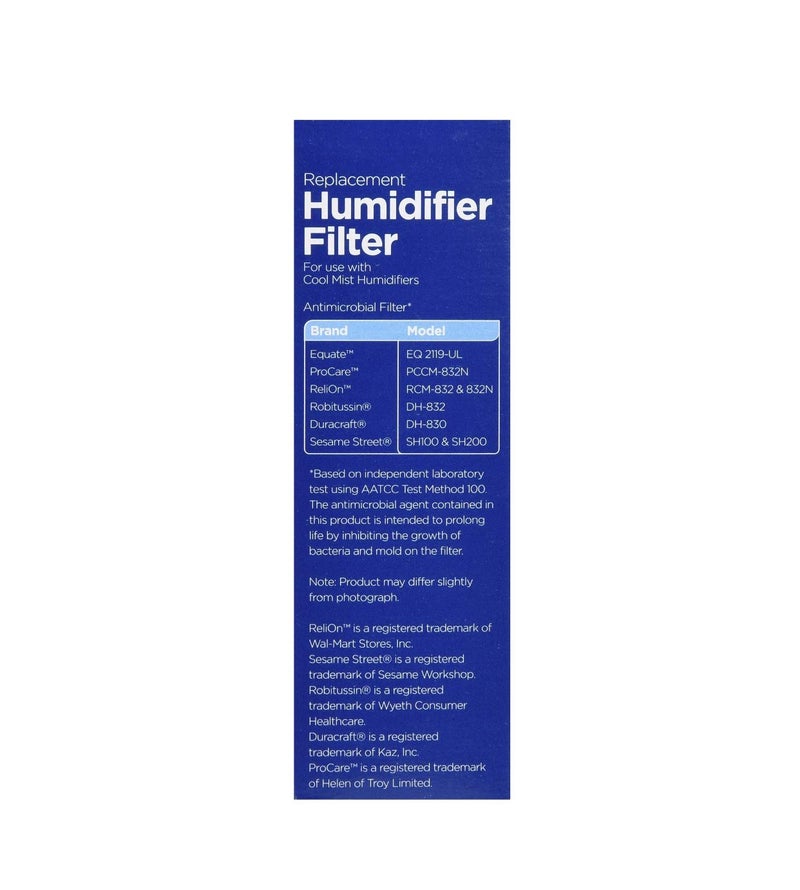 Equate Replacement Humidifier Filter 2-Pack - Image 3