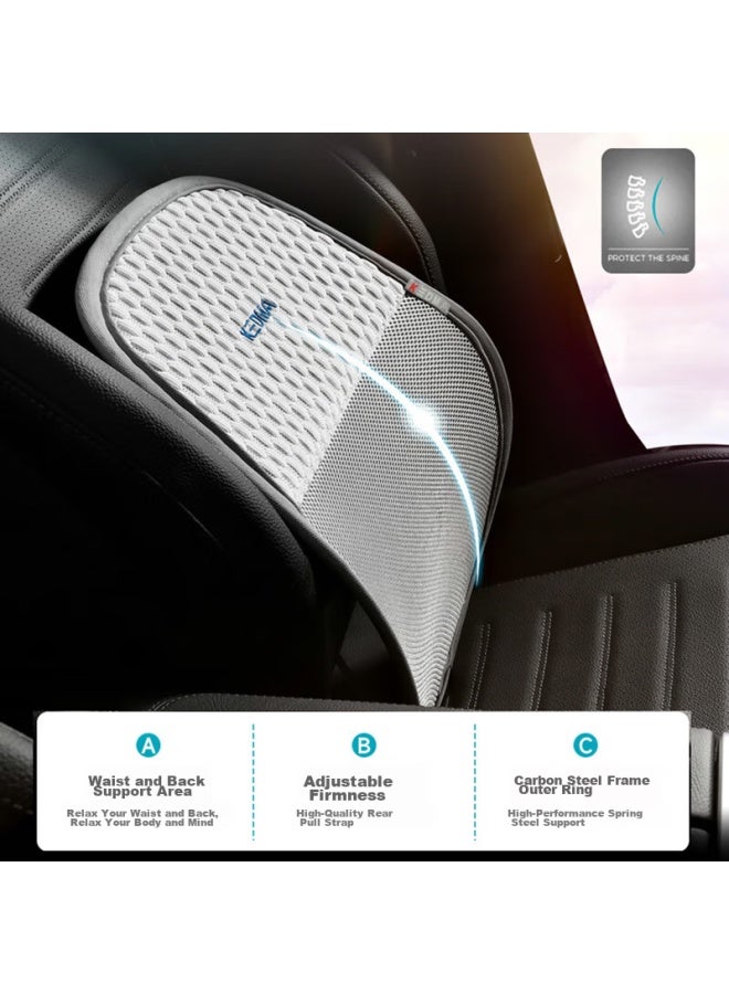 DiGallen Dijialun Ergonomic Lumbar Support Cushion For Car And Office, Back Support Pillow, Suitable For Xiaomi And Tesla - Image 4