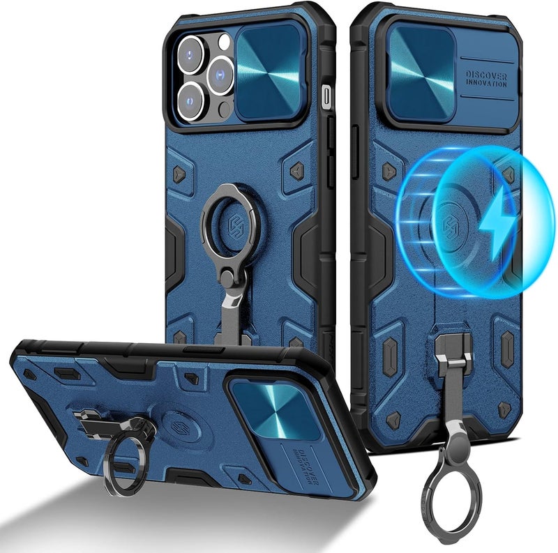 Nillkin Camshield Armor Pro Magnetic Series Cover Case Designed For Apple Iphone 13 Pro Max Black - Image 1