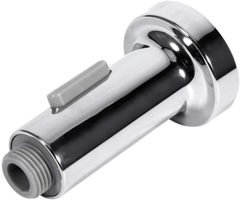 Kitchen Faucet Spray Head: Silver Chrome-Plated 1/2-Inch Retractable Spray Head - Easy Replacement Smooth Retractable Hose for Kitchen Sink Cleaning, DIY Homeowners And Renters - Image 4