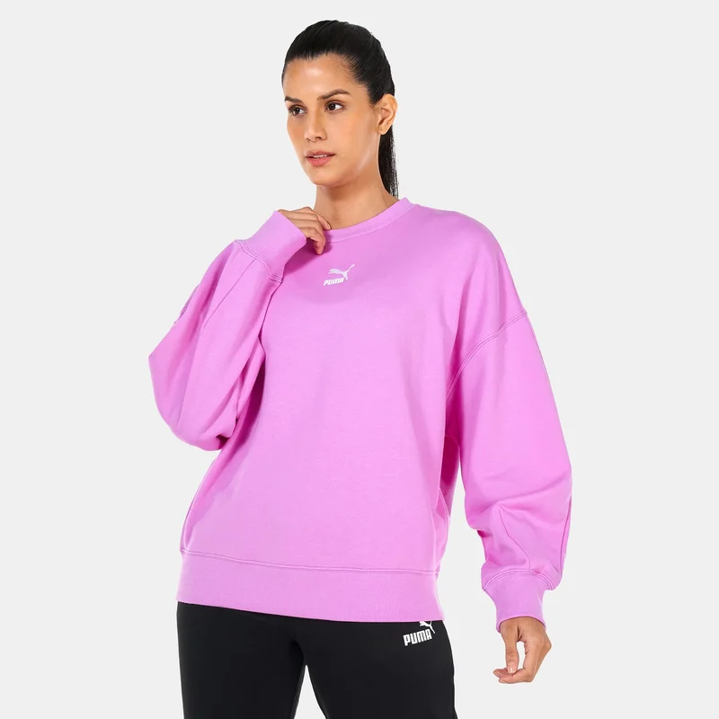 PUMA Women's Classics Oversized Crewneck Sweatshirt