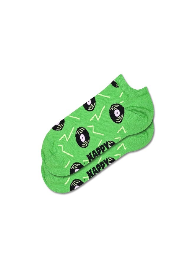 Happy Socks 3-Pack Vinyl Low Socks, Green, S/M - Image 2