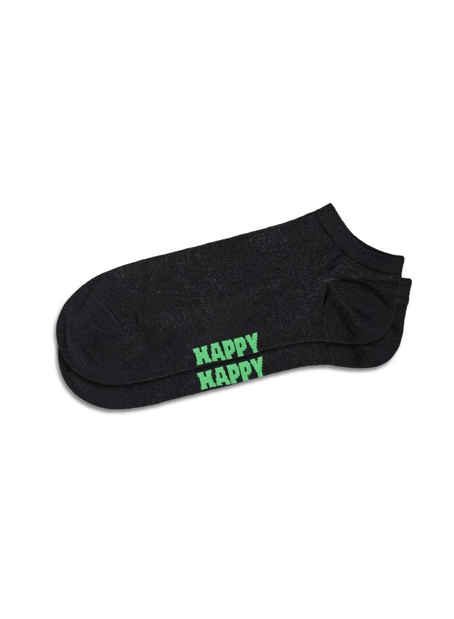 Happy Socks 3-Pack Vinyl Low Socks, Green, S/M - Image 3
