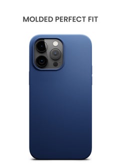 TinyMoose iPhone 14 Pro 6.1 inch Liquid Silk Drip iPhone Case made for iPhone 14 Pro Anti-Drop Shock Absorption, Anti-Scratch, Silky Smooth - Silky Blue  - Image 5