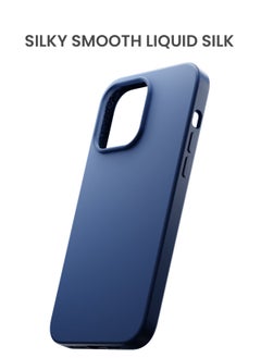 TinyMoose iPhone 14 Pro 6.1 inch Liquid Silk Drip iPhone Case made for iPhone 14 Pro Anti-Drop Shock Absorption, Anti-Scratch, Silky Smooth - Silky Blue  - Image 3