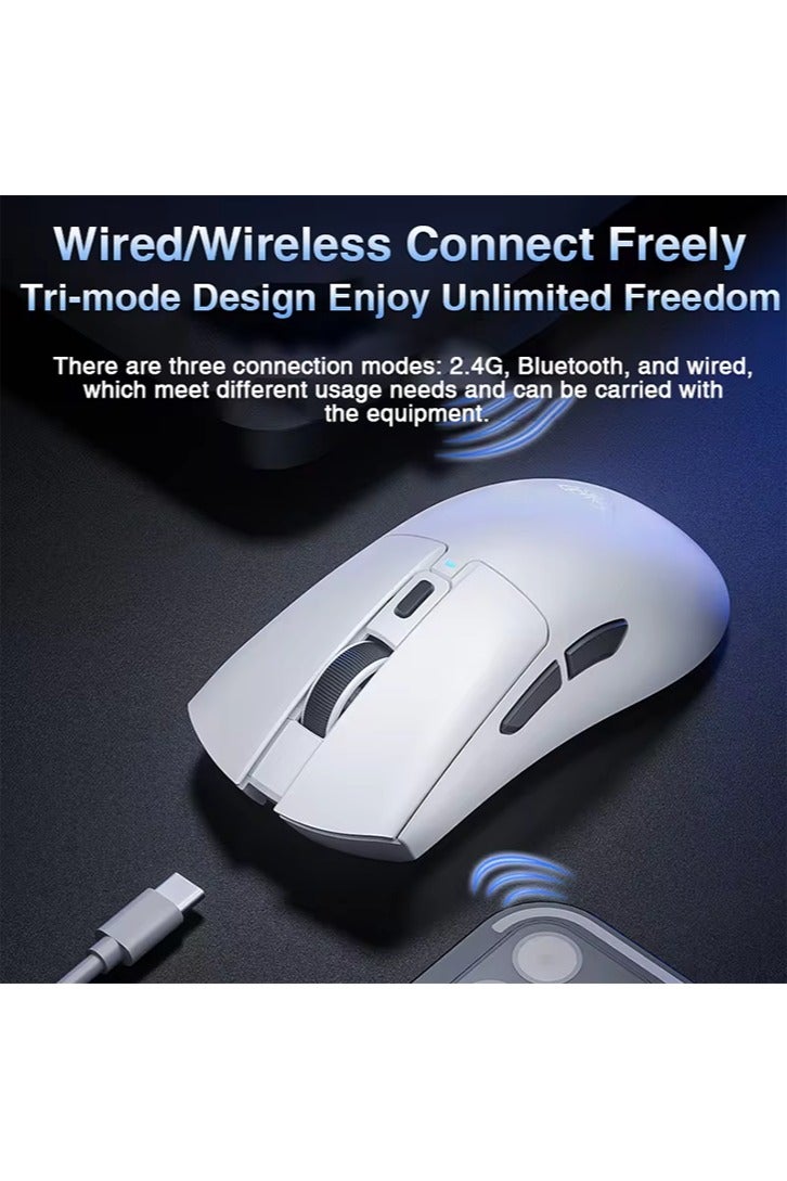 أولا ماوس ألعاب عالي الدقة AULA SC380 ثلاثي الأوضاع 59 جرامًا خفيف الوزن للغاية مع قاعدة شحن مغناطيسية RGB - Image 4