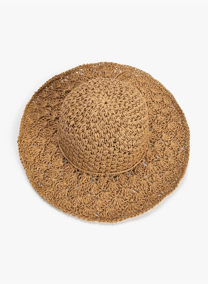 KOTON Straw Hat Band Detail