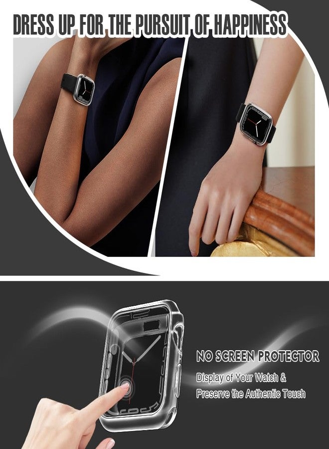 top4cus Environmental Soft Flexible TPU Anti-Scratch Lightweight Protective 42mm Iwatch Case Compatible with Apple Watch Series 5 Series 4 Series 3 Series 2 Series 1 - Clear - Image 3