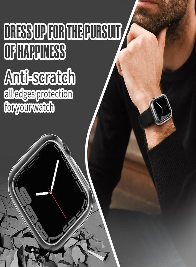 top4cus Environmental Soft Flexible TPU Anti-Scratch Lightweight Protective 42mm Iwatch Case Compatible with Apple Watch Series 5 Series 4 Series 3 Series 2 Series 1 - Clear - Image 4