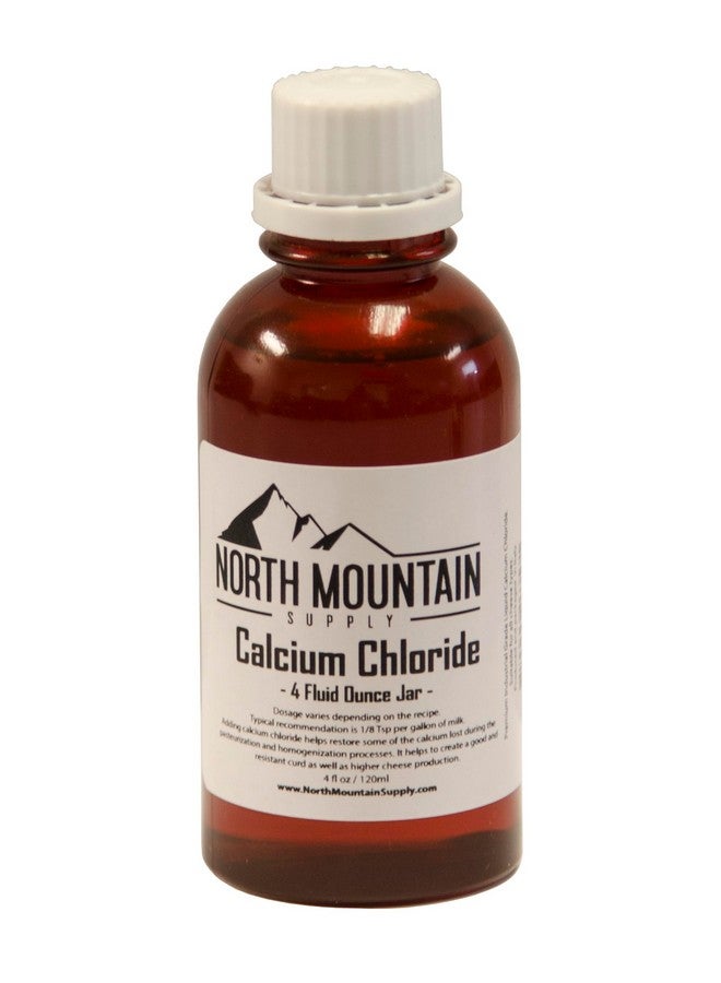 North Mountain Supply Liquid Calcium Chloride - Add to Pasteurized Milk for Higher Cheese Production - 4 Fluid Ounces - Made in Italy!