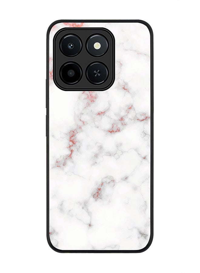 Stylizedd For Honor X6c Case,Slim fit Camera Protection, Shockproof Thin Phone cover  - Marble Print Rose Grey