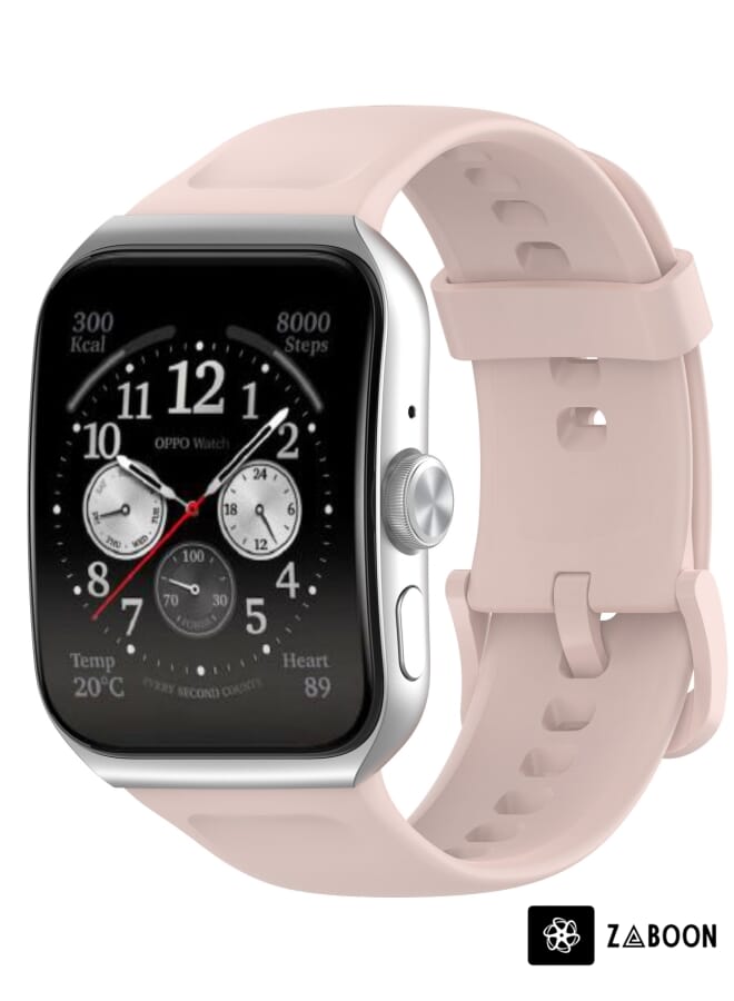 Zaboon OPPO Watch 3 Pro Solid Color Soft Silicone Watch Band - Image 1