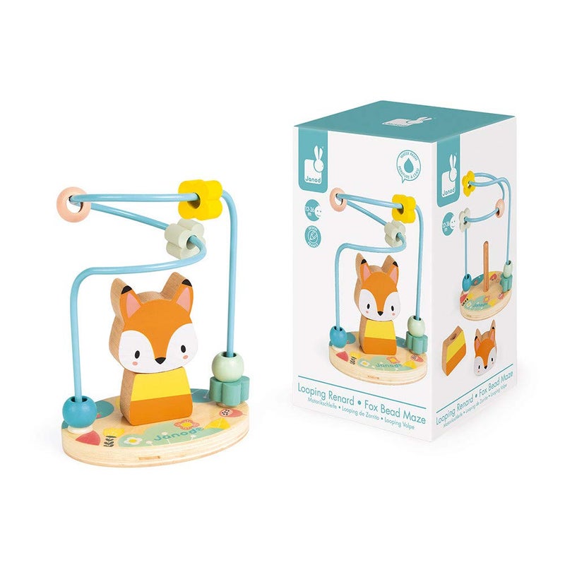 Janod Pure Fox Bead Maze - 12+ Months - J05151 - Image 5