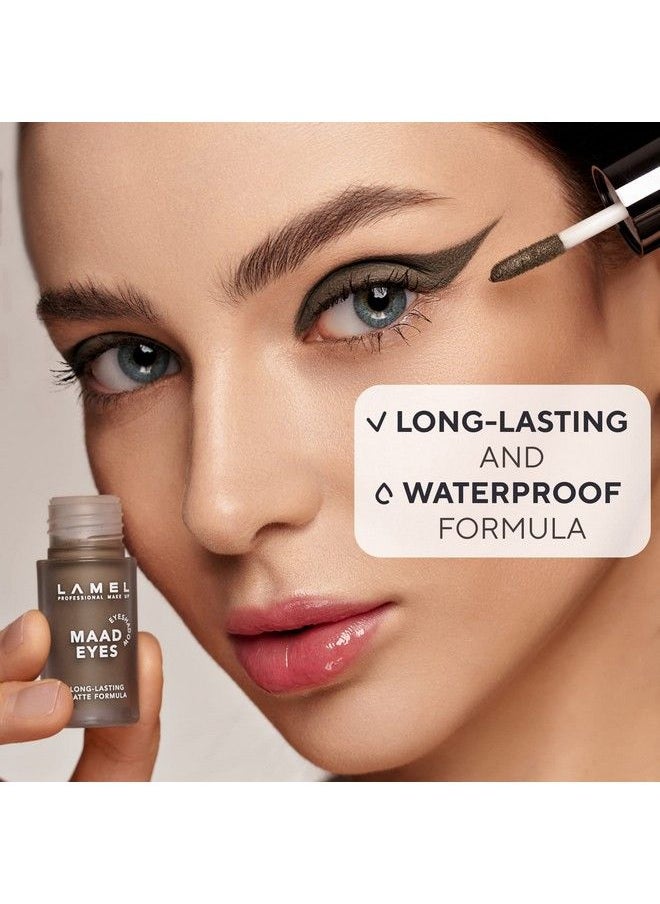 LAMEL - Maad Eyes Liquid Eyeshadow: Highpigmented & Longlasting Creamy & Smooth Formula Easytoapply Buildable & Blendable Color for a Bold and Vibrant Look №403 (Savage) 52ml (017oz) - Image 1