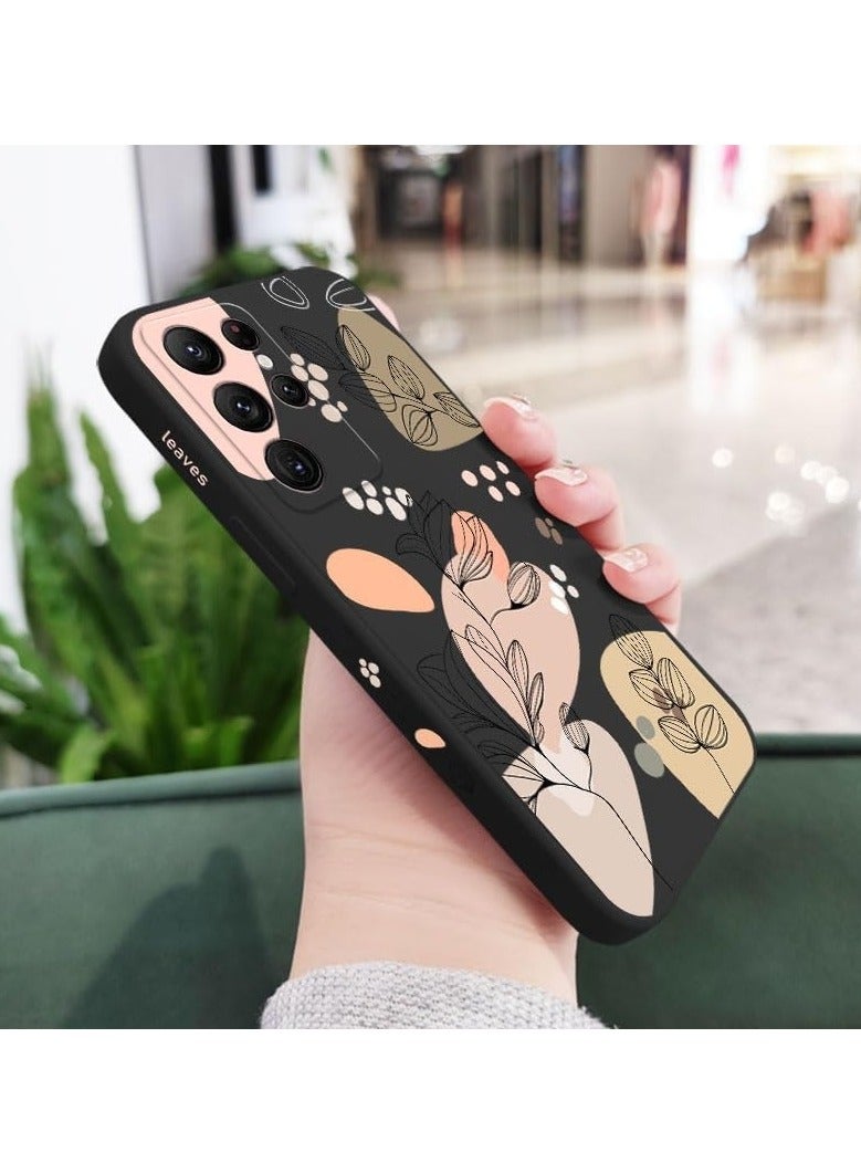 غطاء هاتف سامسونج جالاكسي S25 ألترا، سليم ناعم غير قابل للانزلاق سيليكون، غطاء هاتف سامسونج S25 ألترا بحجم 6.9 بوصة، أسود موراندي - Image 3