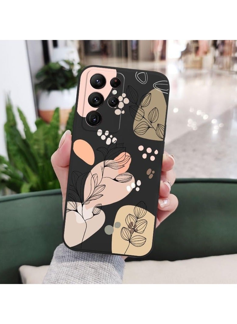 غطاء هاتف سامسونج جالاكسي S25 ألترا، سليم ناعم غير قابل للانزلاق سيليكون، غطاء هاتف سامسونج S25 ألترا بحجم 6.9 بوصة، أسود موراندي - Image 4