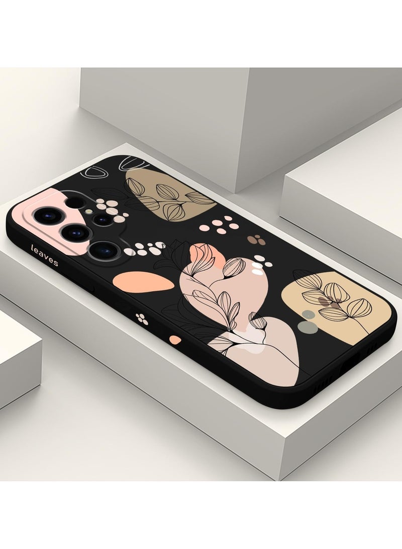 غطاء هاتف سامسونج جالاكسي S25 ألترا، سليم ناعم غير قابل للانزلاق سيليكون، غطاء هاتف سامسونج S25 ألترا بحجم 6.9 بوصة، أسود موراندي - Image 2