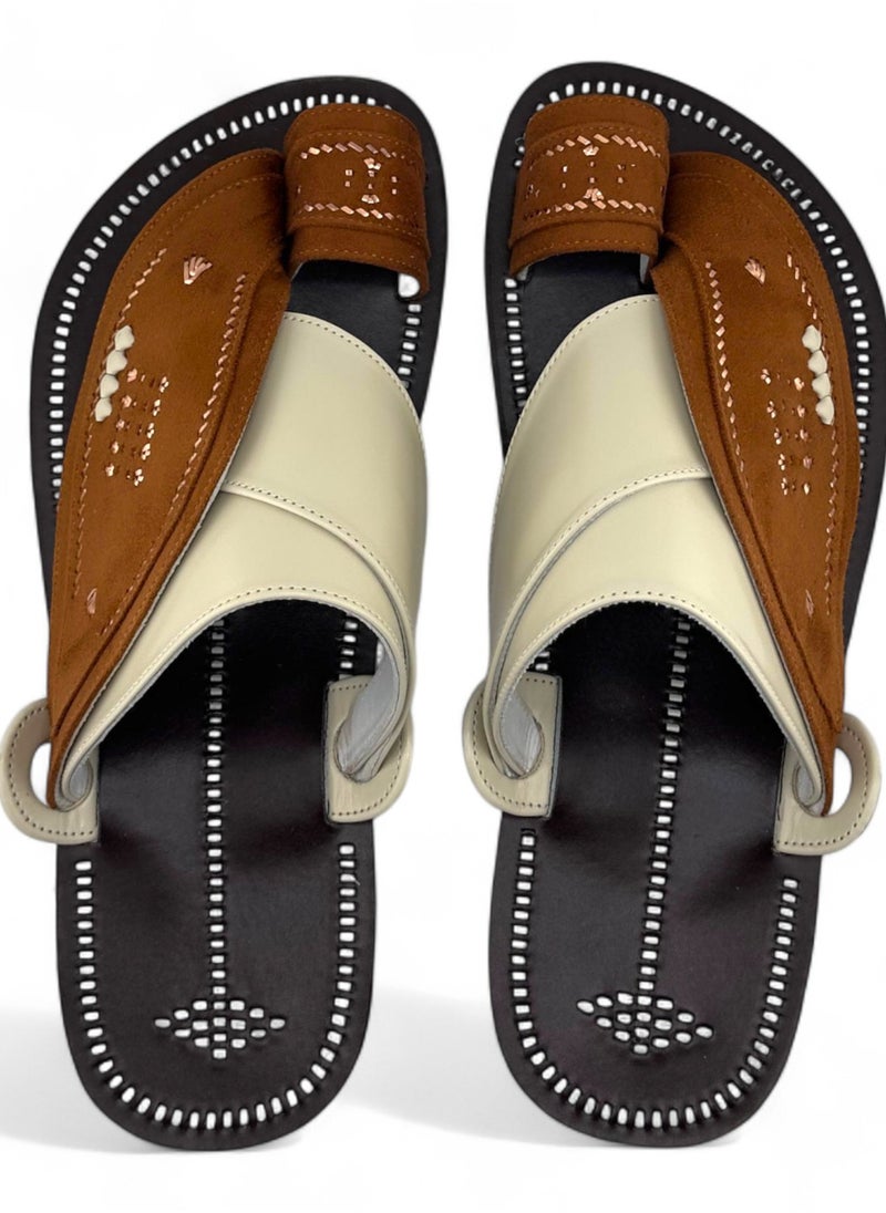 AL Fanoos Handcrafted heritage leather slippers  - Image 4