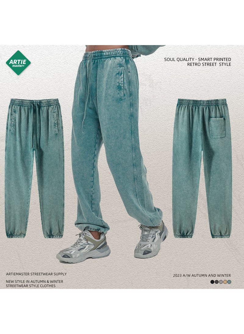 Generic ARTIE Men's 2023 New Street Fashion Brand Batik Old Loose Pants Men's Wash Water Retro Men's Sweatpants  - Image 3