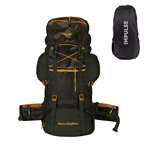 Impulse Rucksack 75L Large Travel Backpack For Men - Tourist, Hiking, Trekking, Camping Banyan Camo Bag With 1 Year Warranty - Image 1