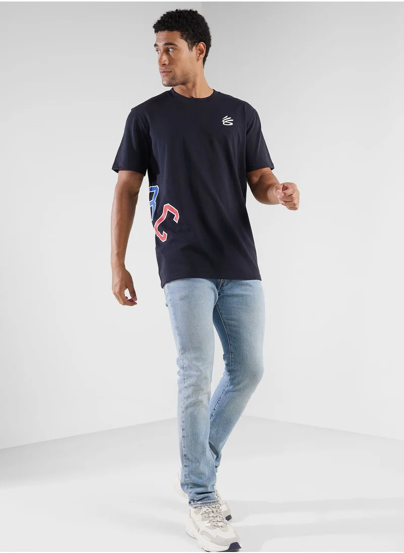 UNDER ARMOUR Curry Arc Short Sleeve T-shirt
