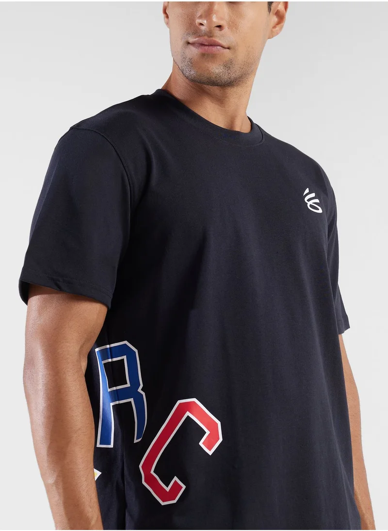 UNDER ARMOUR Curry Arc Short Sleeve T-shirt