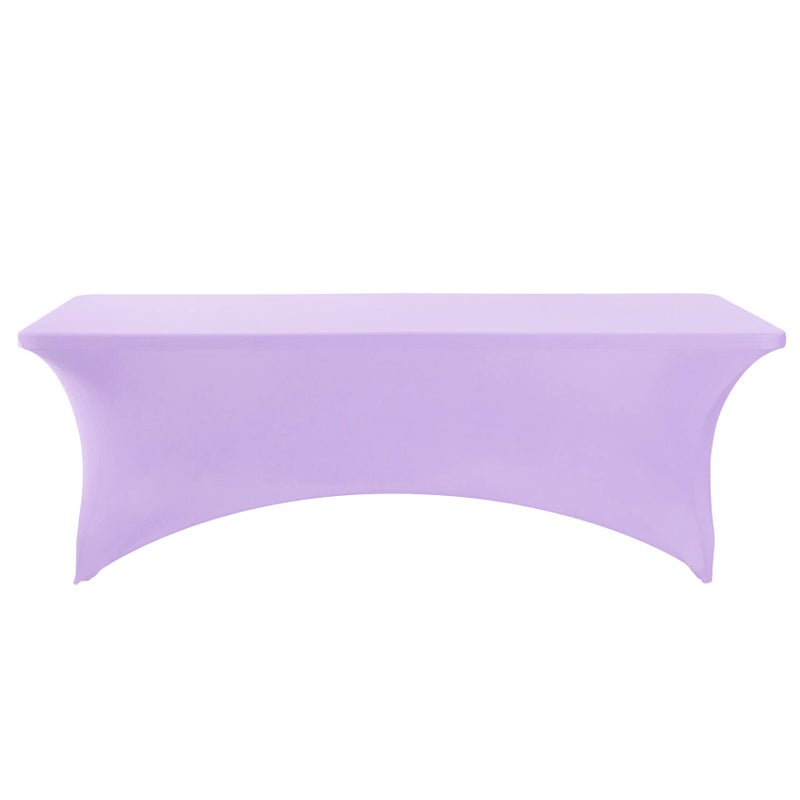 LZY Spandex Fitted Stretch Table Cover for 6 ft or 4ft or 8ft Folding Table  Rectangular Cocktail Tablecover  Perfect for Party and Banquet - Image 2