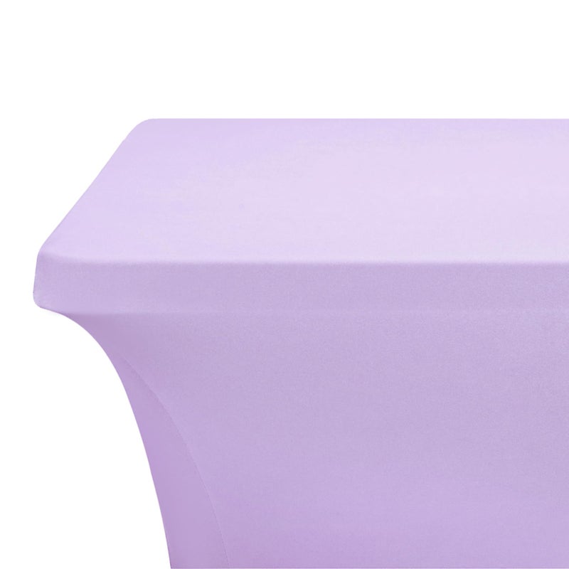 LZY Spandex Fitted Stretch Table Cover for 6 ft or 4ft or 8ft Folding Table  Rectangular Cocktail Tablecover  Perfect for Party and Banquet - Image 4
