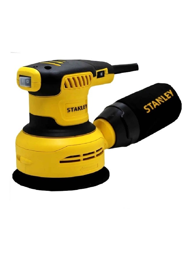 Stanley 300W Random Orbit Sander Yellow and Black 125 mm SS30-B5 - Image 2