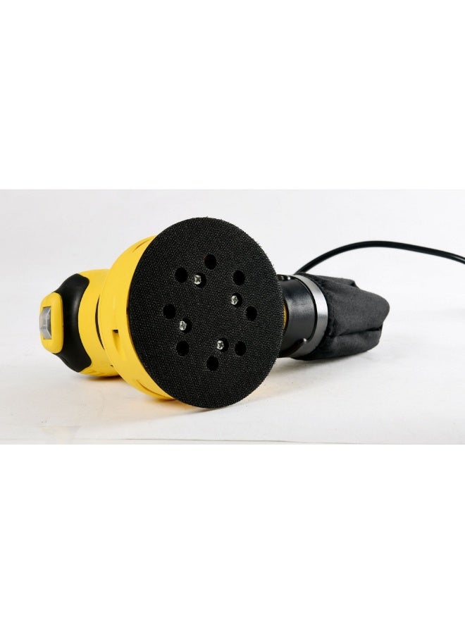 Stanley 300W Random Orbit Sander Yellow and Black 125 mm SS30-B5 - Image 4