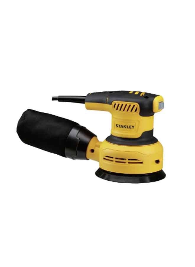 Stanley 300W Random Orbit Sander Yellow and Black 125 mm SS30-B5 - Image 5