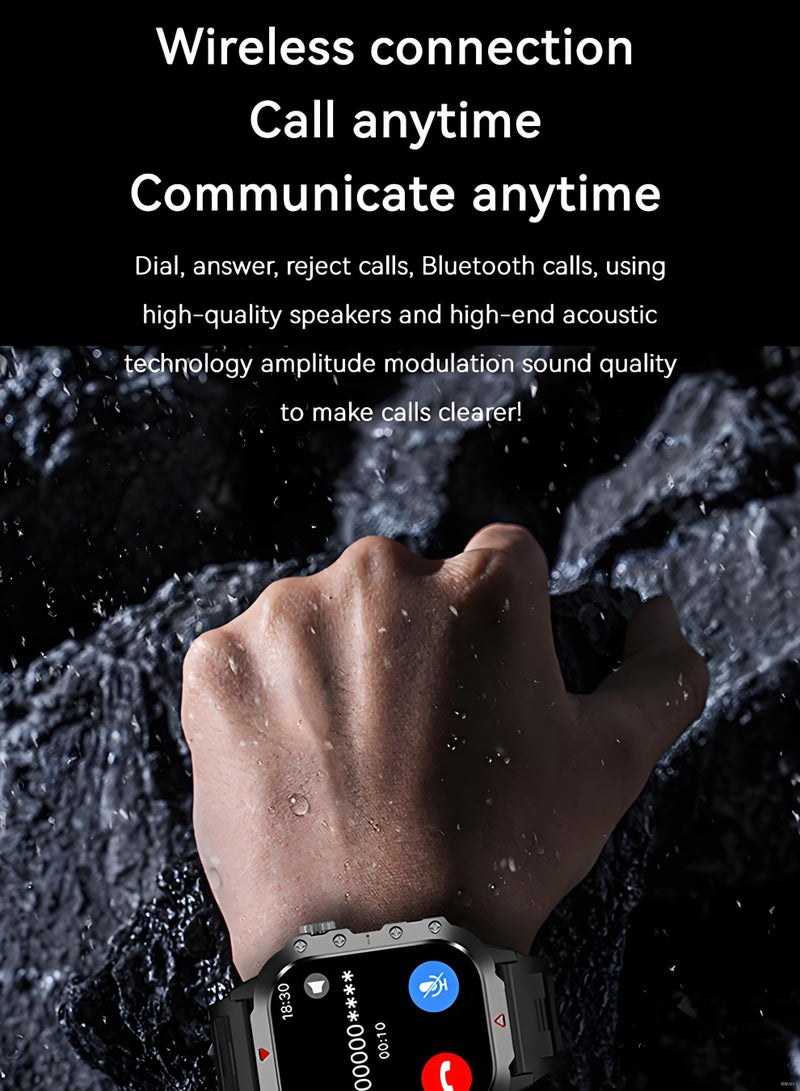 Bonic Smartwatch - Business Smartwatch, Waterproof Fitness Watch, Bluetooth Call, Men's Smartwatch, Zinc Alloy Vacuum Plated, Heart Rate Monitor, Women's Smartwatch - Image 4