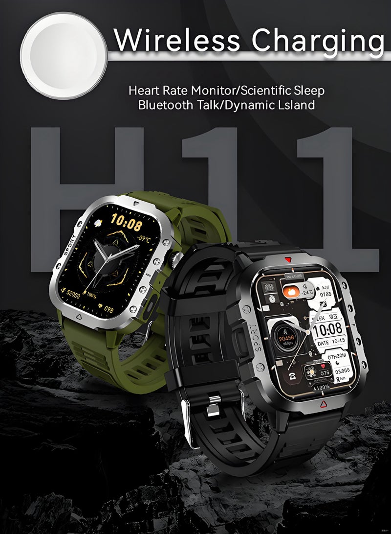 Bonic Smartwatch - Business Smartwatch, Waterproof Fitness Watch, Bluetooth Call, Men's Smartwatch, Zinc Alloy Vacuum Plated, Heart Rate Monitor, Women's Smartwatch - Image 2
