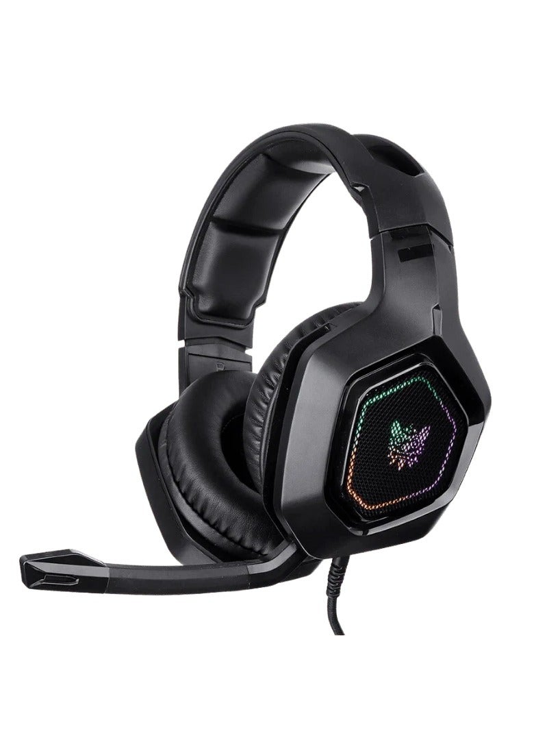 أونيكوما سماعة الألعاب الاحترافية ONIKUMA K10 مع إضاءة ملونة RGB - Image 1