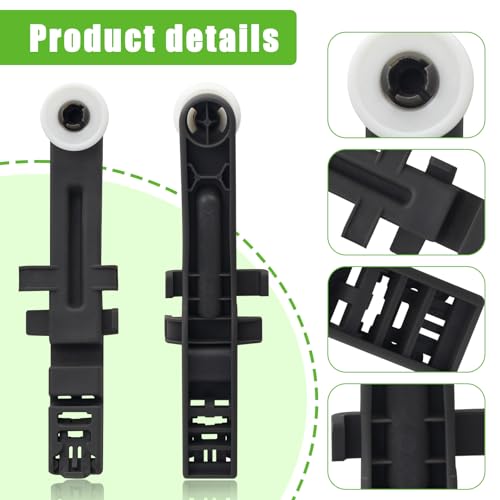 SZHY-LINK W10571738 Dishwasher Upper Dishrack Adjuster and Wheel Assembly Replacement for Whirlpool Maytag Dishwasher PS11756470, WPW10571738,AP6023130, 3449627 (2pack) - Image 2