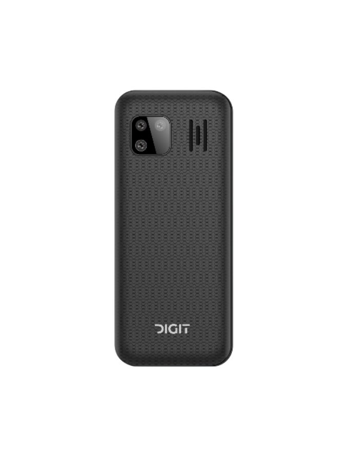 DIGIT هاتف DIGIT Z1 (4G)، ذاكرة وصول عشوائي: 1 جيجابايت + ذاكرة تخزين داخلية: 8 جيجابايت، شاشة لمس 2.8 بوصة، بطارية 2500 مللي أمبير، معالج رباعي النواة 4G - أسود (صنع في مصر) - Image 3