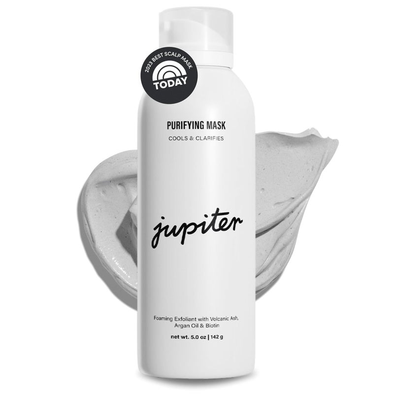 Jupiter Scalp Mask, Volcanic Ash for Exfoliation and Oil Absorption, Weekly Reset for Dry Itchy Scalp, Color Safe, Sulfate-Free, Vegan, Natural Fragrance, Unisex, 0.14 kg, 5 fl oz - Image 1