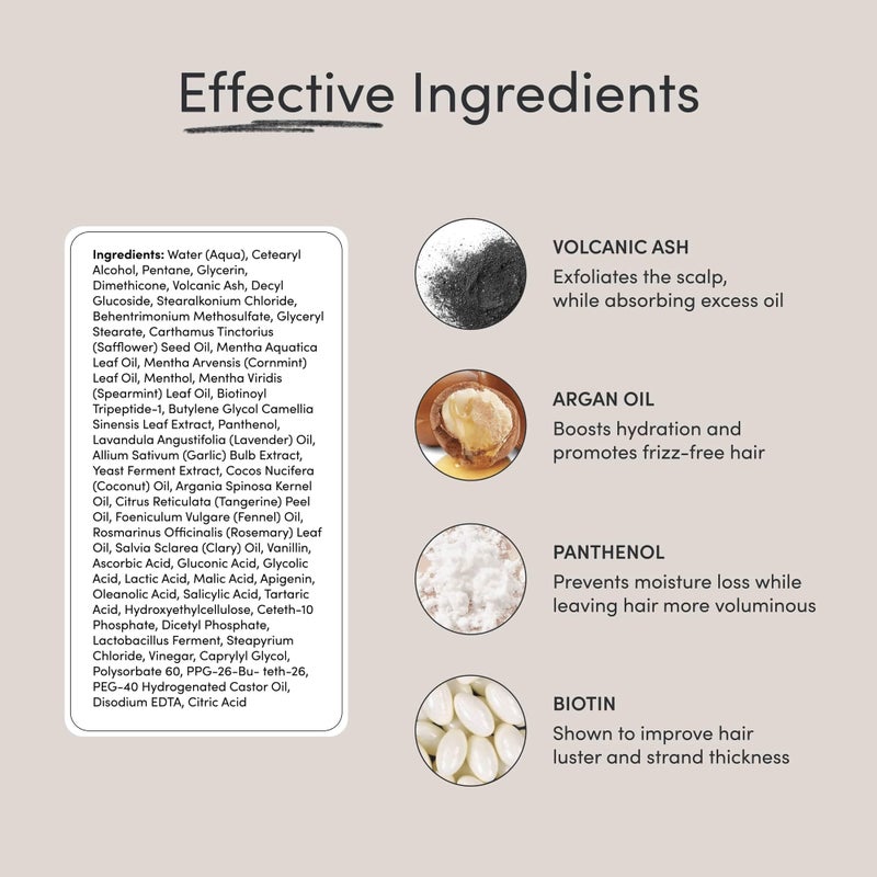 Jupiter Scalp Mask, Volcanic Ash for Exfoliation and Oil Absorption, Weekly Reset for Dry Itchy Scalp, Color Safe, Sulfate-Free, Vegan, Natural Fragrance, Unisex, 0.14 kg, 5 fl oz - Image 3
