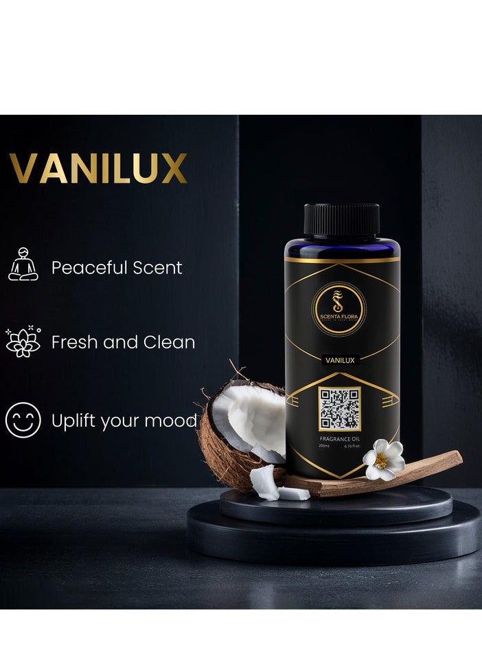 زيت عطر الناشر Vanilux - رائحة مهدئة ومُعالجة ومُريحة لأجهزة التعطير - علاج عطري (200 مل) - pzsku/ZBDEB5468ACC73C4BC14EZ/45/_/1736942591/9face83c-7c65-4547-b3f7-7ae08cfd4419