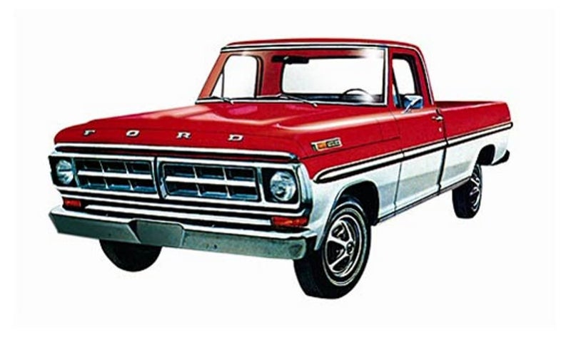 Moebius Models Moebius model 125 Scale 1971 Ford Ranger Pickup Truck Model Kit Vehicle - Image 3