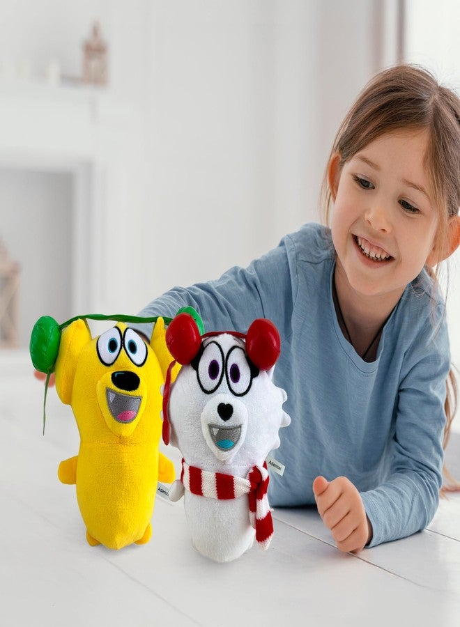 Adenzai Tyler and Snowi Snuggle Bundle Plush Set – Soft Stuffed Animal Plushies, Tyler and Snowi Plush Toy, Cute Cuddly Character Plush Gift Set for Kids and Fans - Image 5