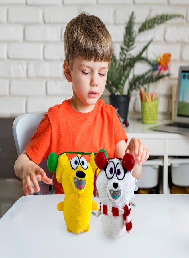 Adenzai Tyler and Snowi Snuggle Bundle Plush Set – Soft Stuffed Animal Plushies, Tyler and Snowi Plush Toy, Cute Cuddly Character Plush Gift Set for Kids and Fans - Image 4