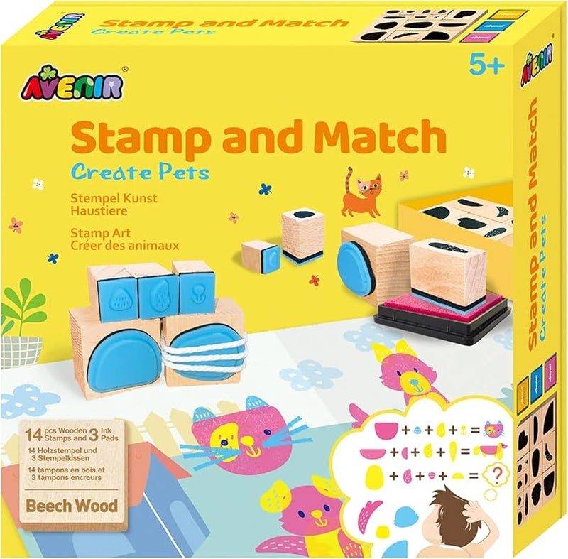 AVENIR Stamp & Match Create Pet
