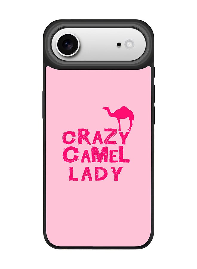 Stylizedd iPhone Air Case, [Compatible with MagSafe] Slim Magnetic cover Phone Case iPhone Air -Crazy Camel Lady - Image 1