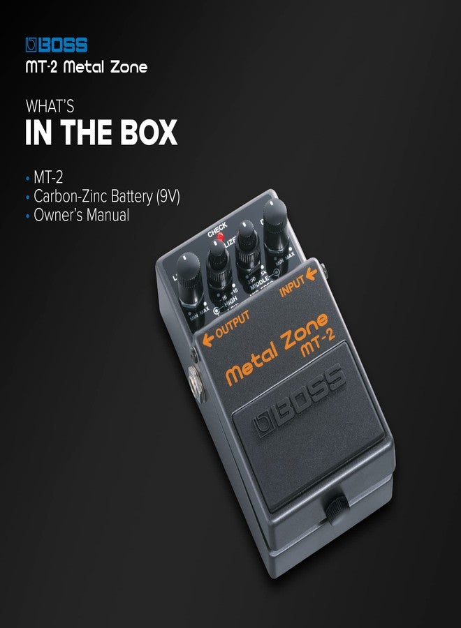 بوس دواسة تشويه الصوت BOSS MT-2 Metal Zone - Image 5