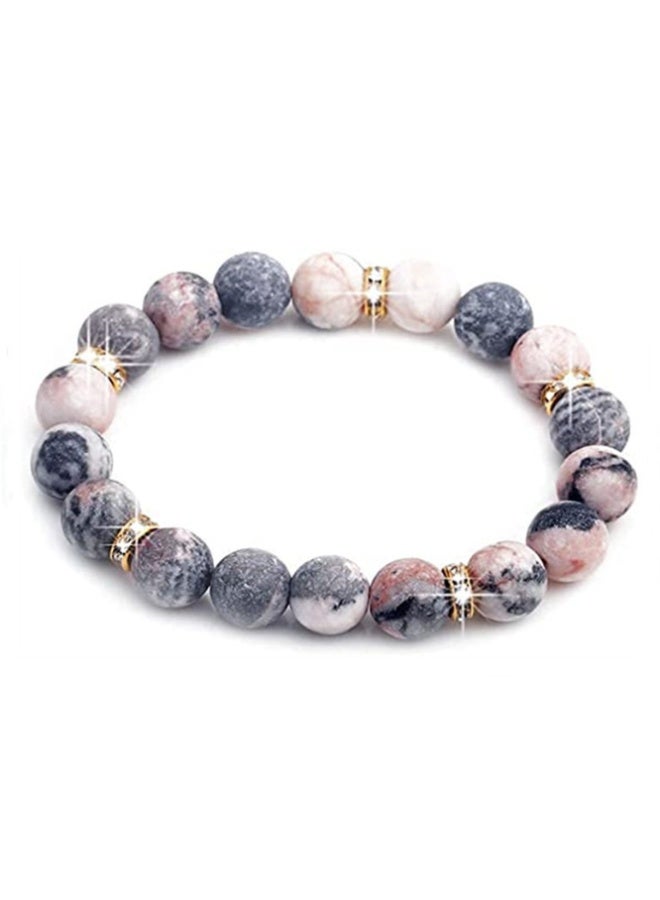 Healing Bracelet - Anxiety Crystal Bracelet - Chakra Beaded Bracelets - Rose Quartz Crystals and Healing Stones Yoga Bead Bracelet - Calming Stretch Bracelet - Image 1